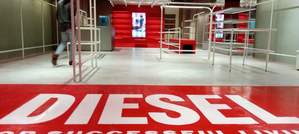 Diesel — installation photograph